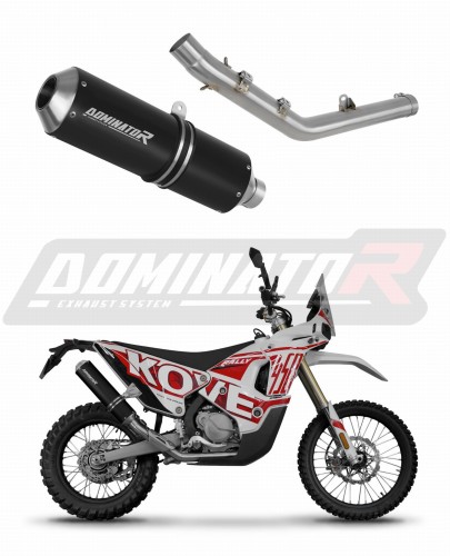 Kove 450 RALLY 2023 - 2025 wydech tłumik MX BLACK + dB killer