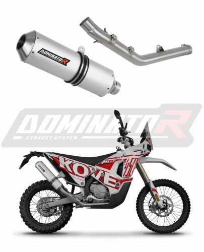 Kove 450 RALLY 2023 - 2025 wydech tłumik MX + dB killer