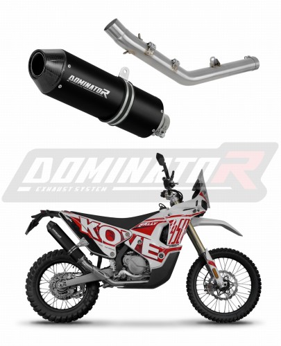 Kove 450 RALLY 2023 - 2025 wydech tłumik MX2 BLACK + dB killer